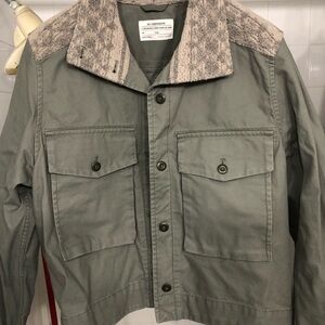 REI crop Millitary style field jacket size small woman